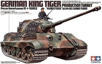 Plastikový model tanku Tamiya 35164 Sd.Kfz 182 King Tiger 1:35 | pkmodelar.cz