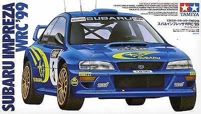 Plastikový model auta v měřítku 1:24 na slepování  Tamiya 24218 Subaru Impreza WRC 99 1:24