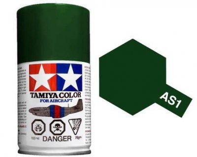 Tamiya AS-1 Dark Green 100ml sprej | pkmodelar.cz