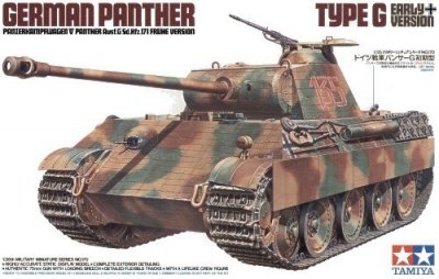 Plastikový model tanku Tamiya 35170 German Panther Type G Early Version 1:35 | pkmodelar.cz