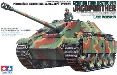 Plastikový model tanku Tamiya 35203 German Tank Destoyer Jagdpanther Late Version 1:35