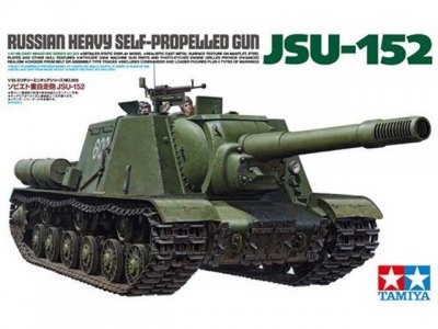 Plastikový model tanku Tamiya 35303 Russian Heavy SP Gun JSU-152 1:35