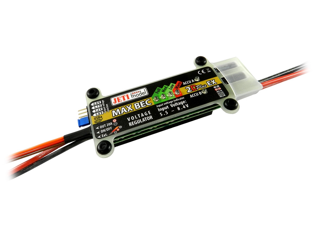 JETI - MAX BEC 2D Plus EX | pkmodelar.cz