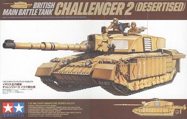 Plastikový model tanku Tamiya 35274 Challenger II 1:35 | pkmodelar.cz