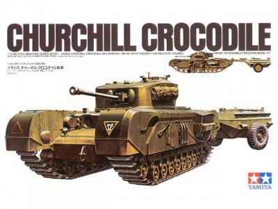 Plastikový model tanku Tamiya 35100 British Churchill Crocodile 1:35