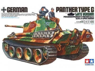 Plastikový model tanku Tamiya 35176 Panther G (late) 1:35 | pkmodelar.cz