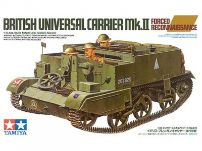 Plastikový model vojenské techniky Tamiya 35249 Universal Carrier Forced Rec 1:35