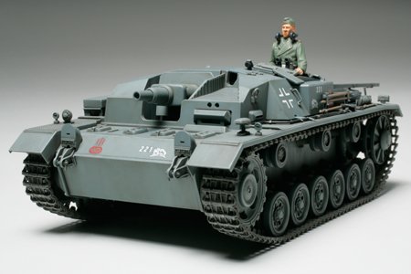 Plastikový model tanku Tamiya 35281 German Sturmgeschutz III AusfB 1/35 | pkmodelar.cz