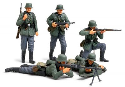 Plastikový model vojáků Tamiya 35293 German Infantry Set (French Campaign)