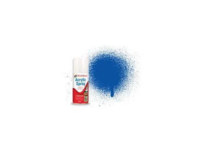 Humbrol sprej akryl AD6014 - No 14 French Blue - Gloss - 150ml
