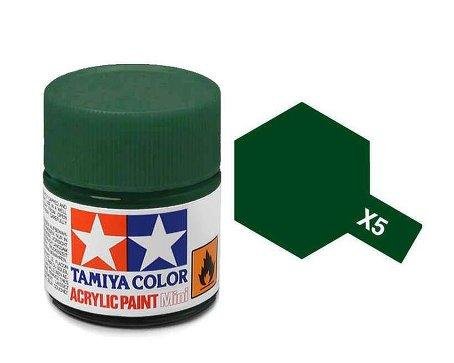 Akrylová barva Tamiya X-5 Green 10ml | pkmodelar.cz