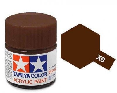 Akrylová barva Tamiya X-9 Brown 10ml