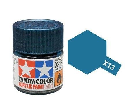Akrylová barva Tamiya X-13 Blue Metallic 10ml | pkmodelar.cz