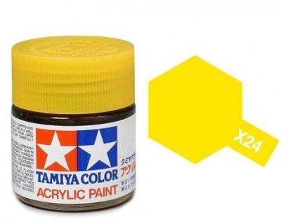 Akrylová barva Tamiya X-24 Clear Yelloe 10ml 