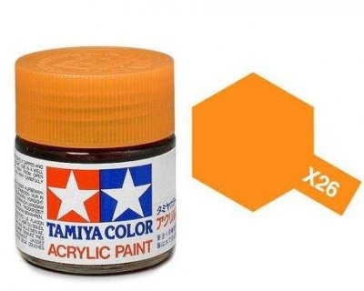 Akrylová barva Tamiya X-26 Clear Orange 10ml