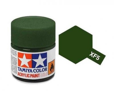 Akrylová barva Tamiya XF-5 Flat Green 10ml