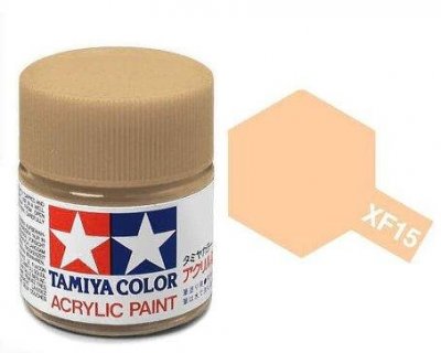 Akrylová barva Tamiya XF-15 Flat Flesh 10ml