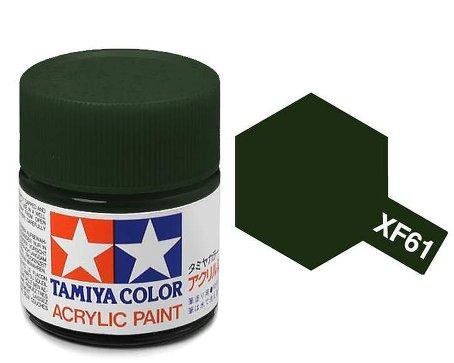 Akrylová barva Tamiya XF-61 Dark Green 10ml | pkmodelar.cz