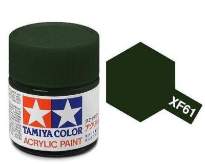 Akrylová barva Tamiya XF-61 Dark Green 10ml