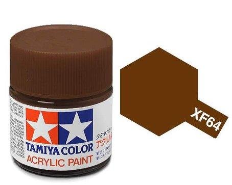 Akrylová barva Tamiya XF-64 Red Brown 10ml | pkmodelar.cz