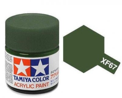Akrylová barva Tamiya XF-67 NATO Green 10ml