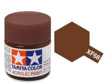 Akrylová barva Tamiya XF-68 NATO Brown 10ml