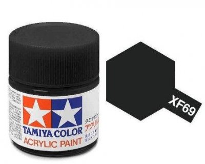 Akrylová barva Tamiya XF-69 NATO Black 10ml