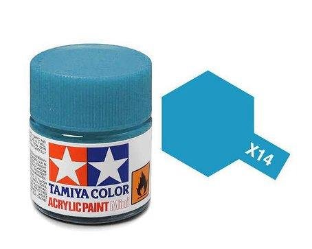 Akrylová barva Tamiya X-14 Sky Blue 10ml | pkmodelar.cz