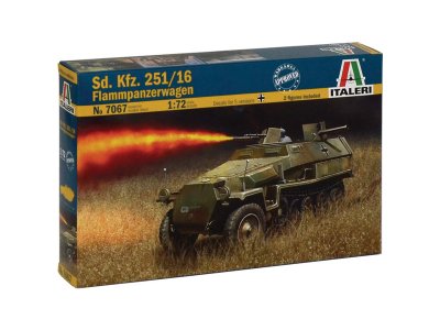 Plastikový model vojenské techniky Italeri 7067 Sd. Kfz. 251/16 Flammpanzerwagen (1:72)