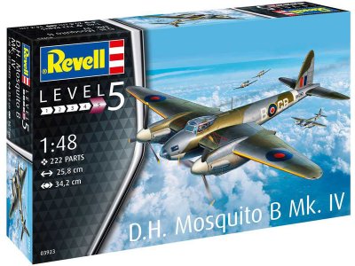 Plastikový model letadla Revell 03923 D.H. Mosquito (1:48)