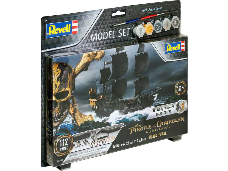 Plastikový model lodě Revell 65499 EasyClick Black Pearl (1:150) (set) | pkmodelar.cz