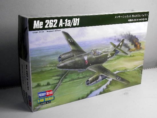 Plastikový model letadla Hobby Boss 80370 Me 262 A-1a/U1 1:48 | pkmodelar.cz