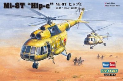Plastikový model vrtulníku Hobby Boss 87221 Mi-8T Hip-C 1:72