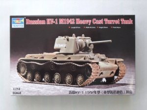 Plastikový model tanku Trumpeter 07231 KV-1 M1942 1:72