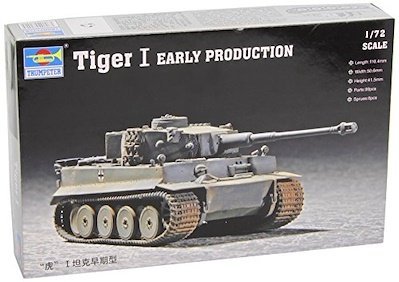 Plastikový model tanku Trumpeter 07242 Tiger I Early Production 1:72