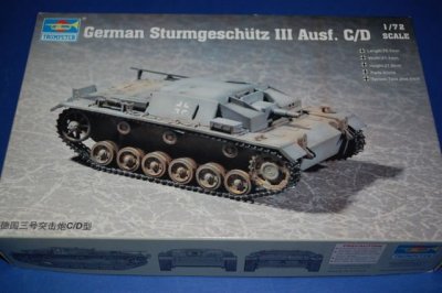 Plastikový model tanku Trumpeter 07257 German Sturmgeschutz III Ausf.C/D 1:72