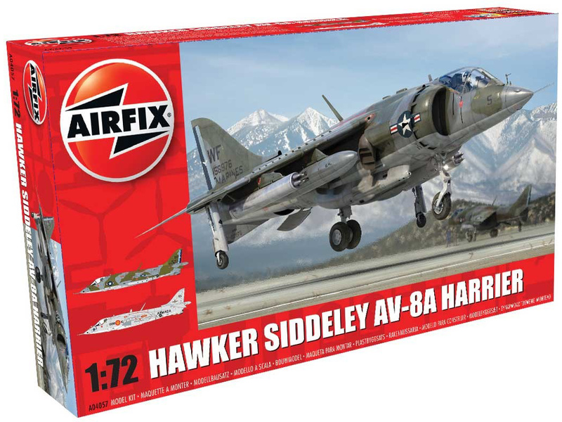 Plastikový model letadla Airfix A04057 Hawker Siddeley Harrier AV-8A (1:72) | pkmodelar.cz