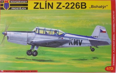 Plastikový model letadla KPM0003 Zlín Z-226B “Bohatýr” 1:72
