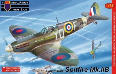 Plastikový model letadla KPM0056 Supermarine Spitfire Mk.IIB 1:72 | pkmodelar.cz