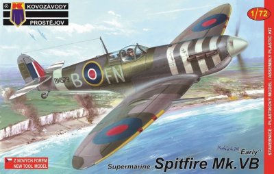 Plastikový model letadla KPM0057 Supermarine Spitfire Mk.VB 1:72