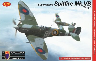Plastikový model letadla KPM0058 Supermarine Spitfire Mk.VB 1:72