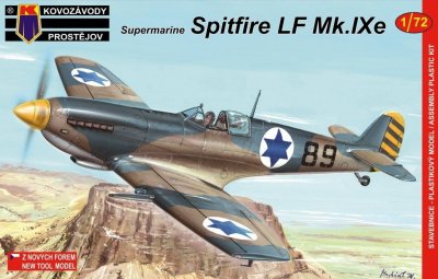 Plastikový model letadla KPM0063 Supermarine Spitfire LF Mk.IXe Israel 1:72