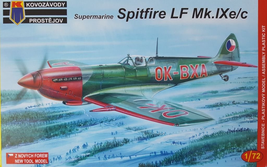 Plastikový model letadla KPM0067 Supermarine Spitfire LF Mk.IXE/C 1:72 | pkmodelar.cz