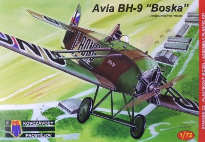 Plastikový model letadla KPM0077 Avia BH-9 "Boska" Single seater 1:72