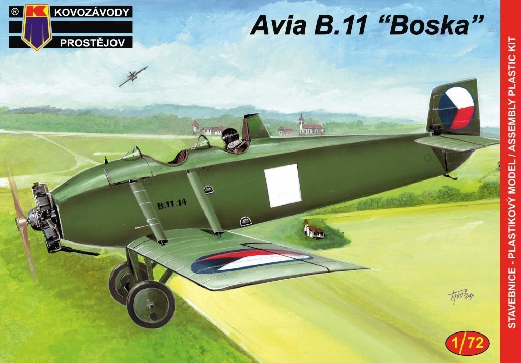 Plastikový model letadla KPM0078 Avia B.11 "Boska" 1:72 | pkmodelar.cz