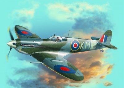 Plastikový model letadla KPM0124 Supermarine Spitfire Mk.Vc Allied Fighters 1:72