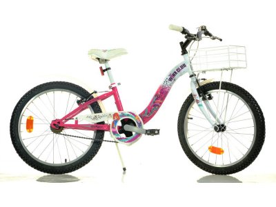 DINO Bikes - Dětské kolo 20" Winx s košíkem