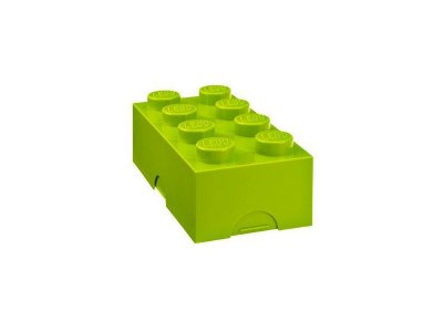 LEGO box na svačinu 100x200x75mm - světle zelený | pkmodelar.cz