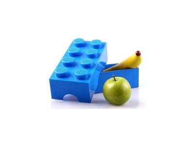 LEGO box na svačinu 100x200x75mm - světle zelený | pkmodelar.cz