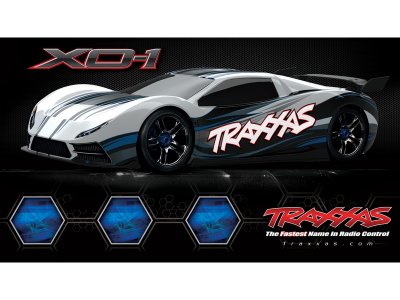 Traxxas XO-1 1:7 TQi BlueTooth RTR bílé | pkmodelar.cz